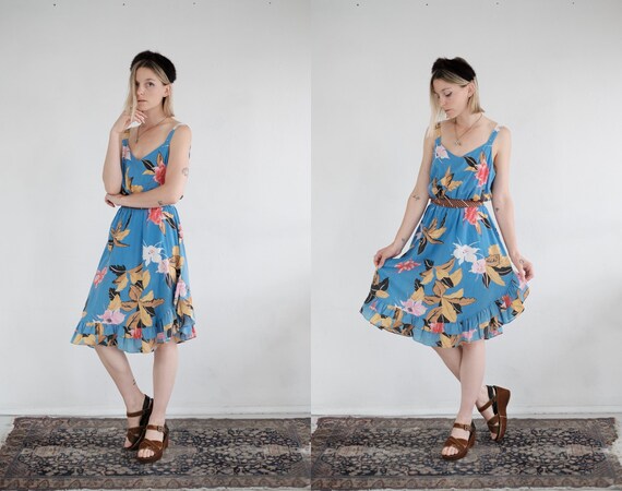 Tropical Midi Dress