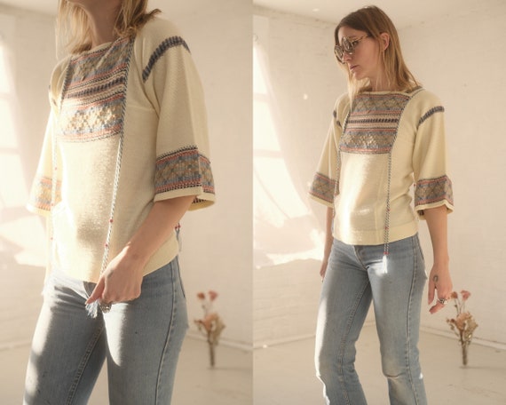 70s Bell Sleeve Knit