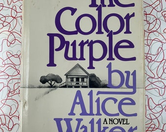 The Color Purple - First Edition - Hardcover - Rare - 1982 - Alice Walker - Black History - Collectible Book - N1