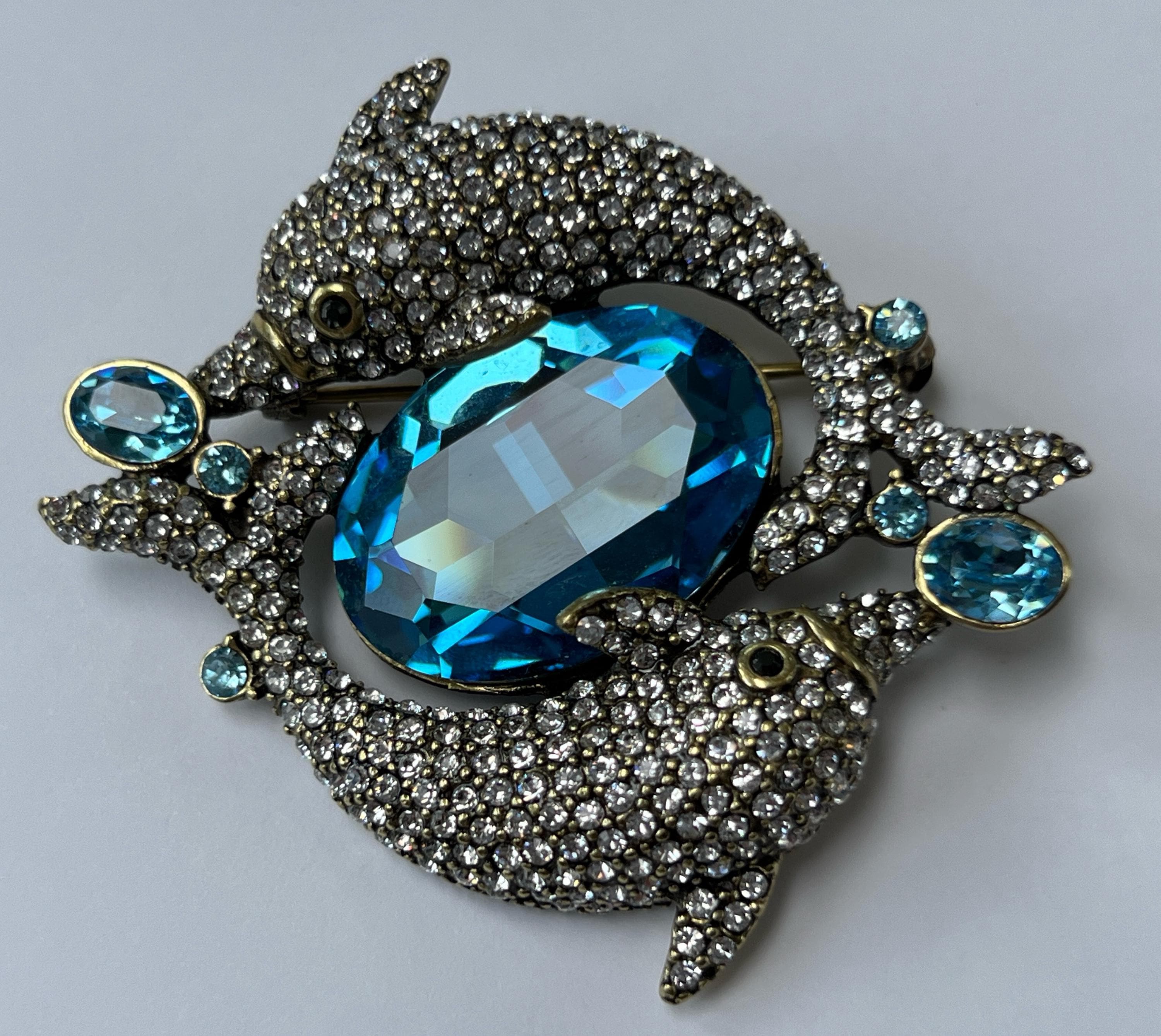 Heidi Daus Brooch - Etsy