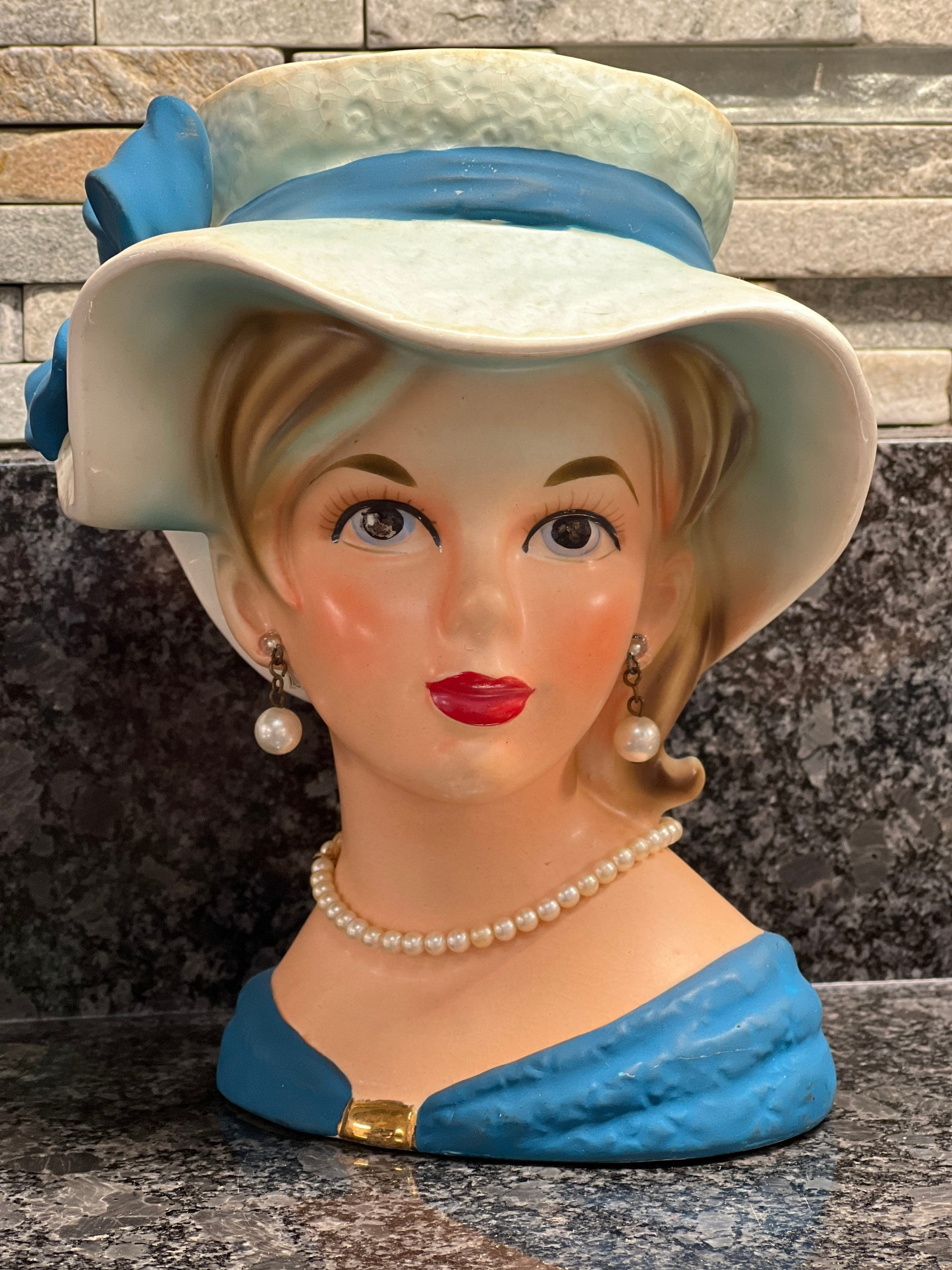 Relpo Lady Head Vase - Etsy