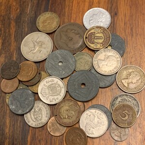 Collectible Coins - Foreign - World - International - Numismatic - Collection - World War - 33 - 1909-1982 - Vintage Currency - Coinage - H1