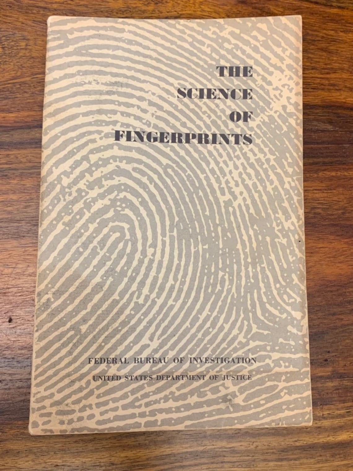 Science of Fingerprints Book First Edition FBI Hoover Etsy UK