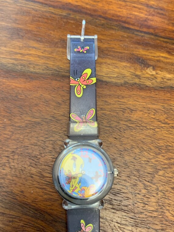 Tweety Armitron Watch - Butterflies - Novelty - C… - image 5