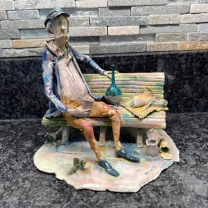 Toni Moretto Sculpture - Lo Scricciolo - Ceramic - Italian