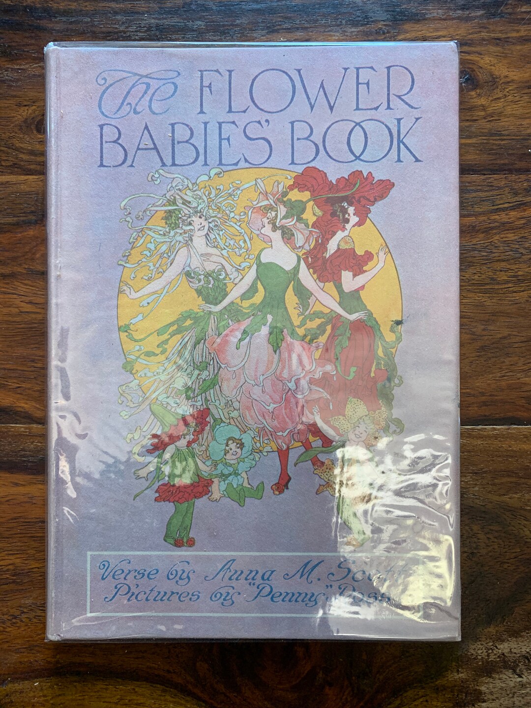 Flower Babies Book Children Poetry Gardening Nursery Rhymes Antique