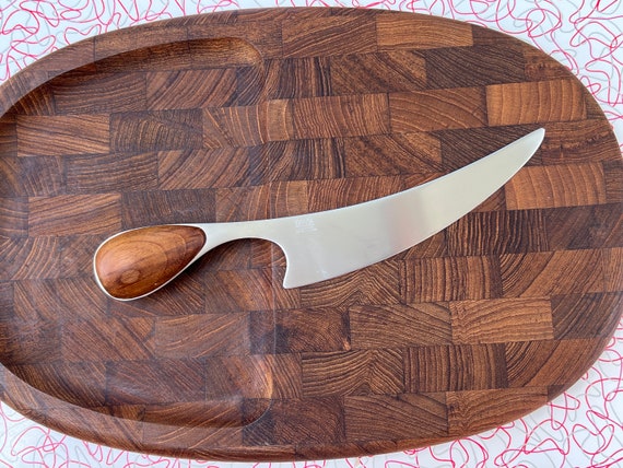 Dansk Knife - MCM - Teak - Cheese - Serving - Original Box