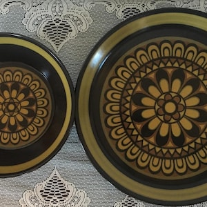 MCM Serving Pieces - Platter - Bowl - Premiere Kraftware - Bassano - Oven to Table - Vintage - A1