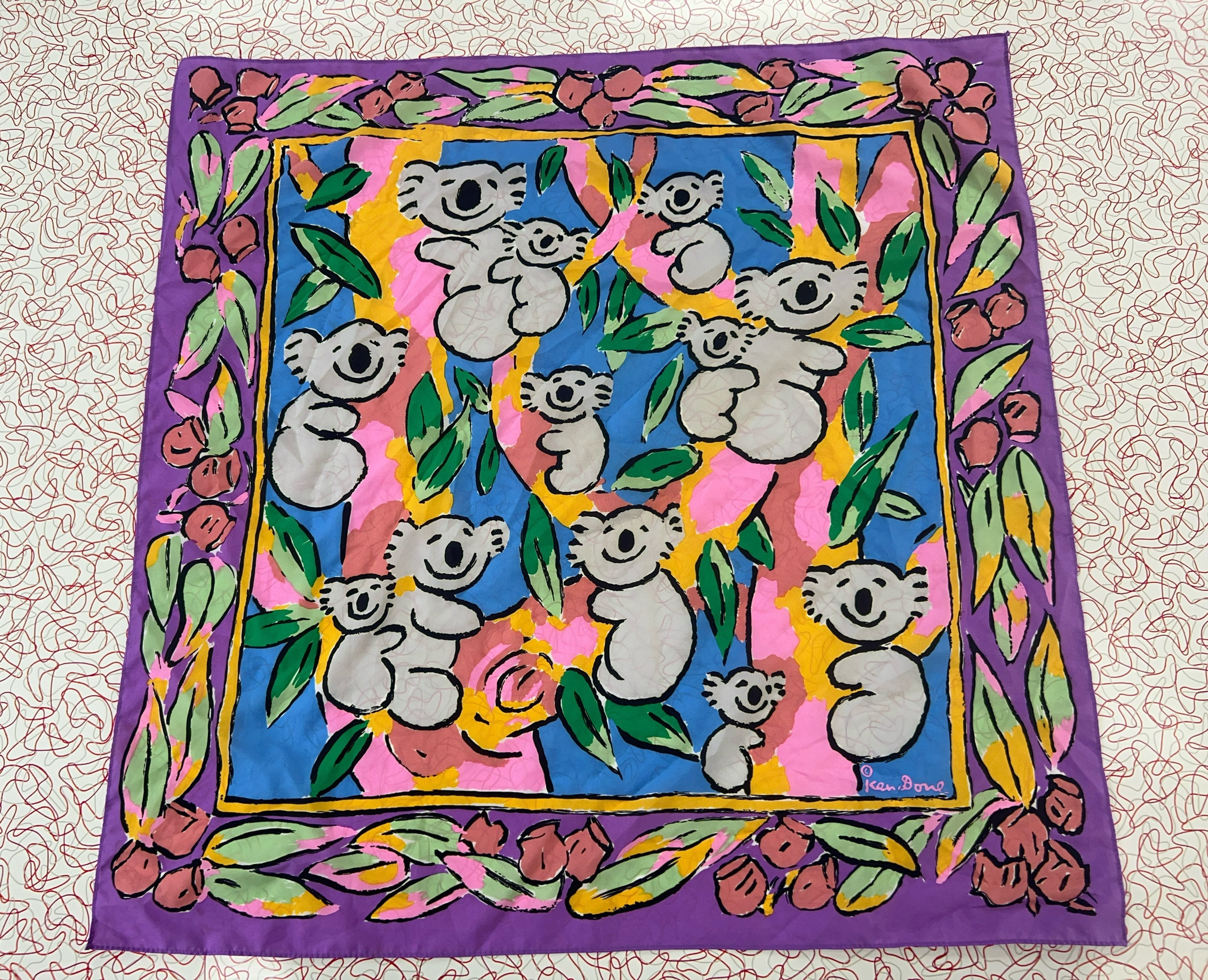 Ken Done Scarf - Etsy