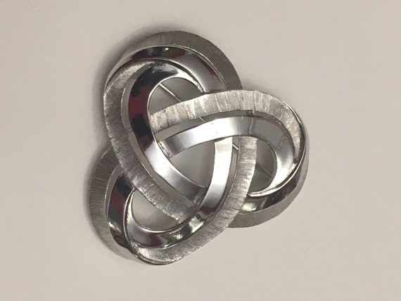 Trifari Brooch - Interlocking - Infinity - Knot -… - image 3