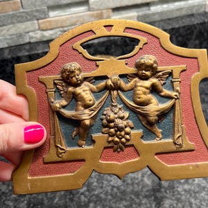 Cherub Bookshelf - Expanding - Metal - Art Nouveau - Judd Co - Grapes - Bookrack - Library - Book Lover - STRGCLB