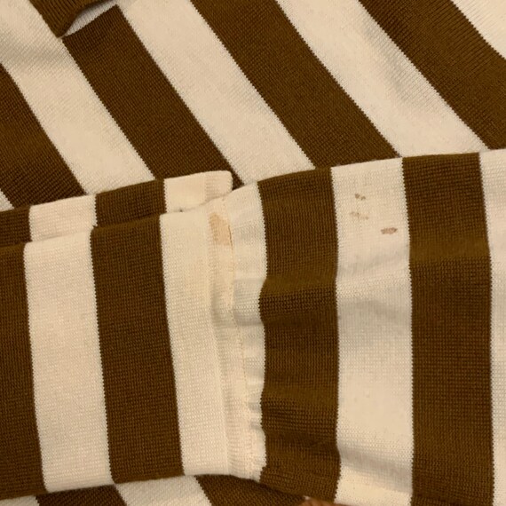 Striped Mod Dress - Mini - Wool - Goldworm - Sixt… - image 7