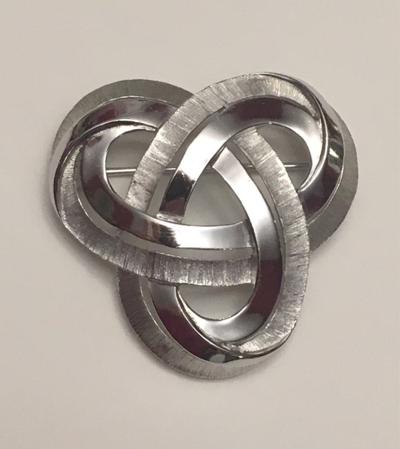 Trifari Brooch - Interlocking - Infinity - Knot -… - image 1