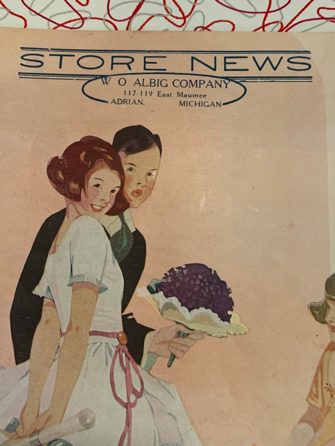 Advertisement Catalog Department Store W.O. Albig Company Michigan