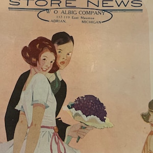 Advertisement Catalog - Department Store - W.O. Albig Company - Michigan - Ephemera - Roaring Twenties - Antique - I1