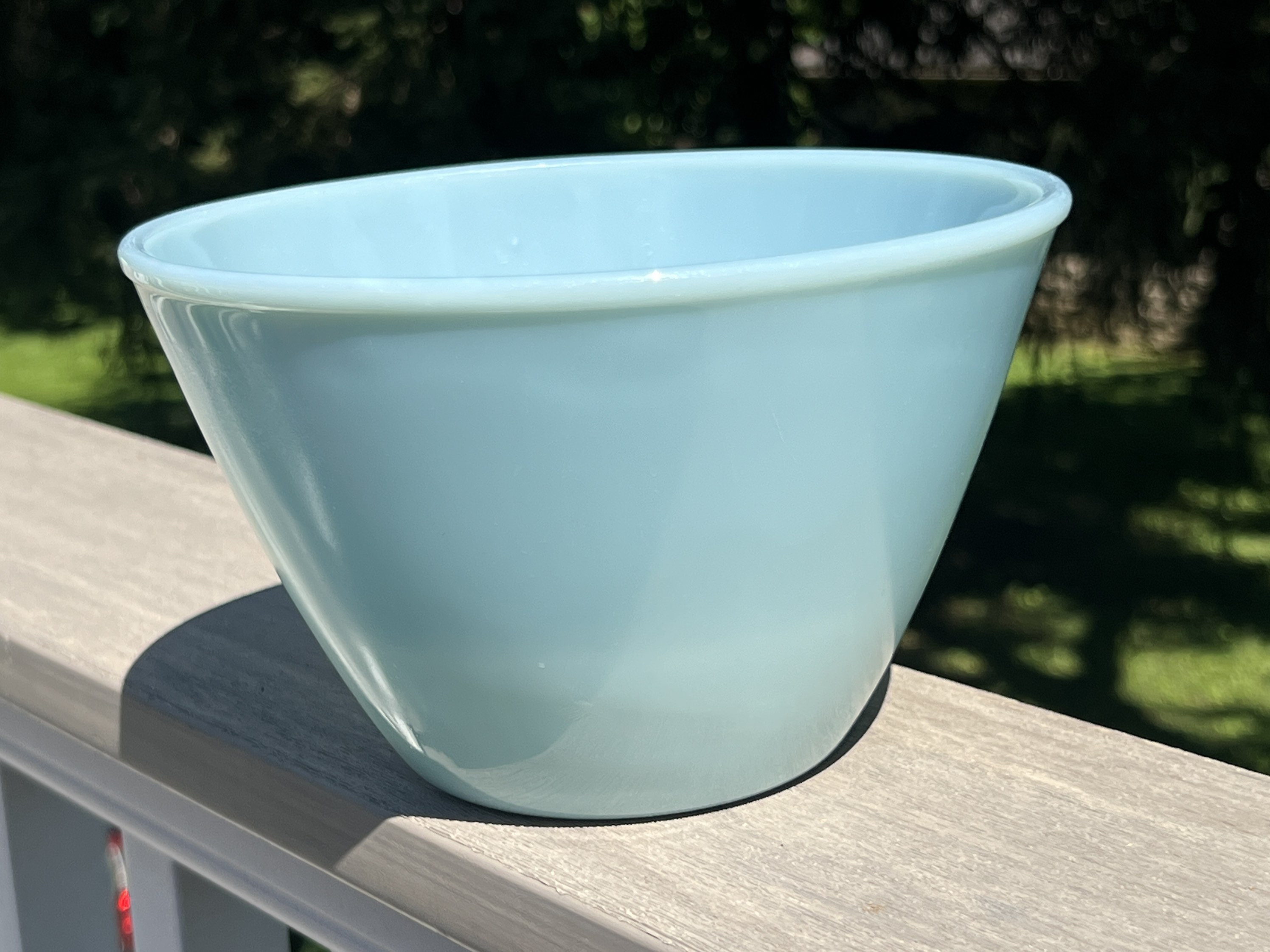 レア Fire King Turquoise Blue Ice Bucket Fire King Turquoise Blue Bowl w/ Ice Bucket~NICE | #33603097