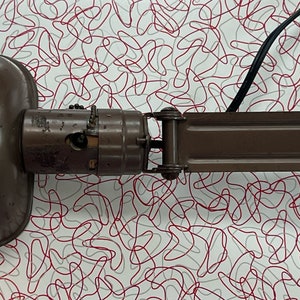 Clip On Lamp - Clamp - Desk - Work - Accent - Reading - Adjustable - Articulated - Art Deco - Metal - Industrial - Mid Century - STRGBX