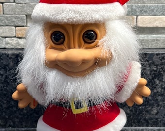 Santa Troll Doll - Russ - Large - Rare - Collectible - Plush