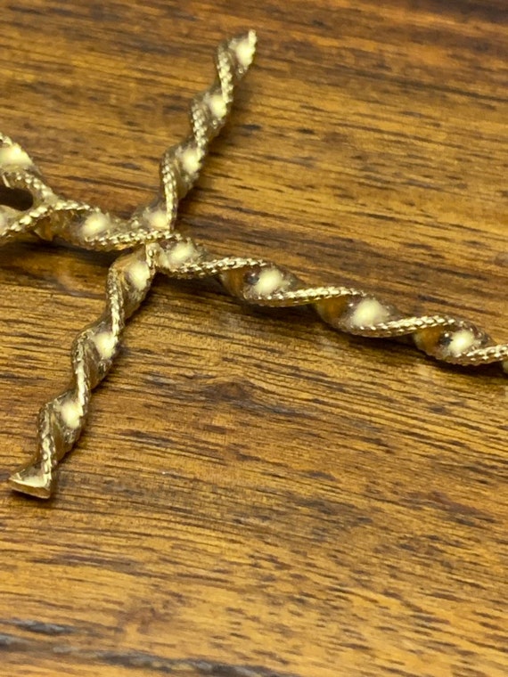 Van Dell Cross Pendant - Gold Filled - Rare - Lar… - image 10