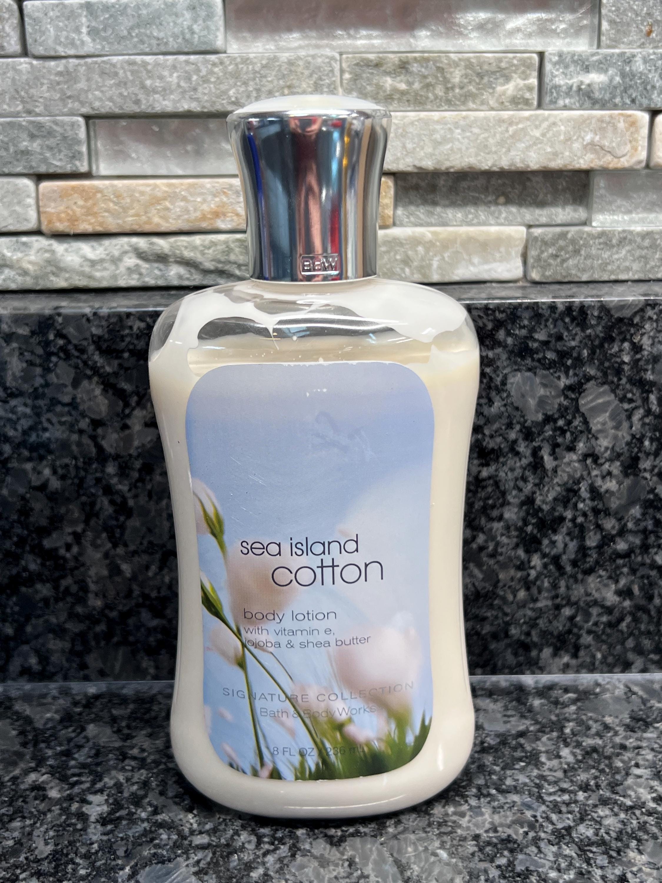 Bath and Body Works Body Lotion Sea Island Cotton Moisturizer