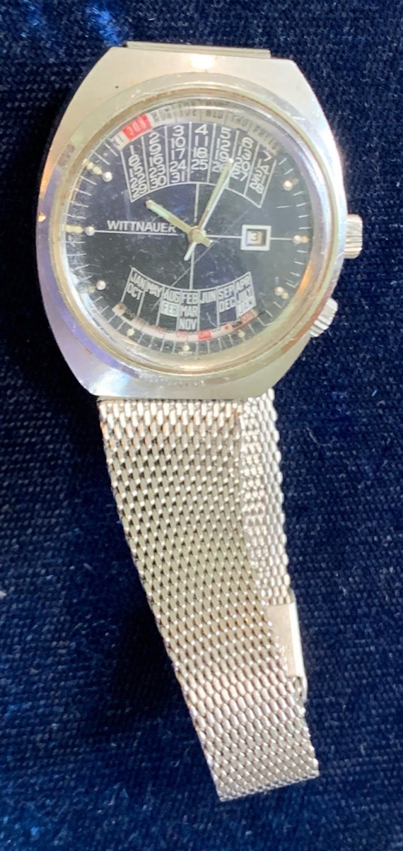 Wittnauer 3000 Wristwatch Perpetual Calendar Retr… Gem