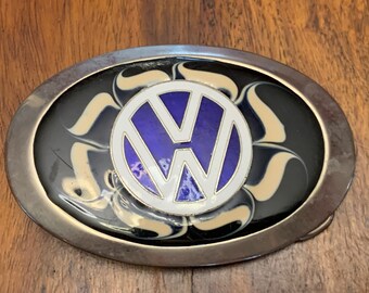 Volkswagen Belt Buckle Enamel Mid 