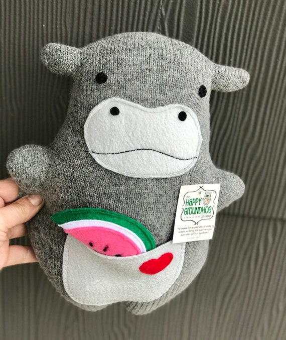 stuffed fiona hippo