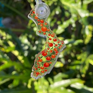 Florida Key Chain * FL Gift * Florida Key Chain * Key Chain * KeyChain * Miami * St. Pete, Florida, Oranges