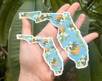 Florida Sticker / Florida Bumper Sticker / water bottle sticker / State Sticker / vinyl sticker / sticker / Florida / Florida Gift / miami