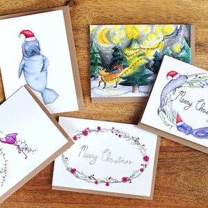 Mix of 5 Christmas Cards * Christmas Cards * Christmas Card Deal * Christmas Greeting Cards * Christmas Card Pack * Christmas in July