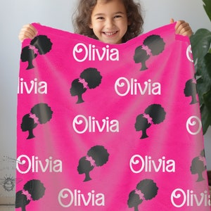 Black barbie blanket best sale