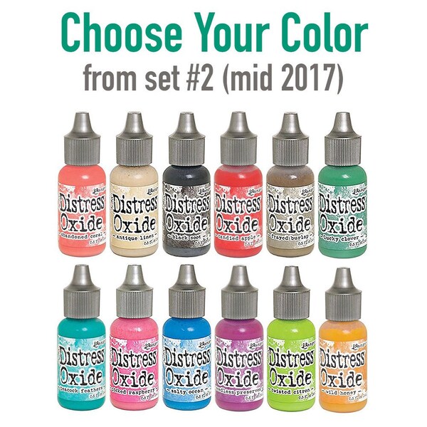 Tim Holtz Distress Oxide Reinkers, Choose Your Color from Set #2