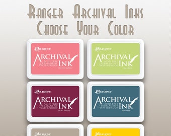 Ranger Archival Ink Pads, Choose Your Color (January 2020)