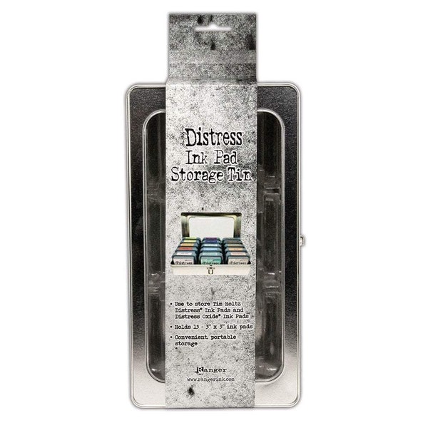 Tim Holtz Distress Ink Pad Storage Tin (TDA68075)