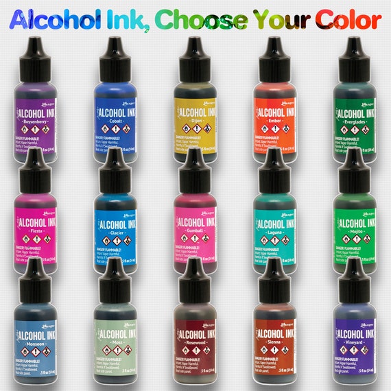 Tim Holtz Alcohol Inks, Choose Your Color january 2020 