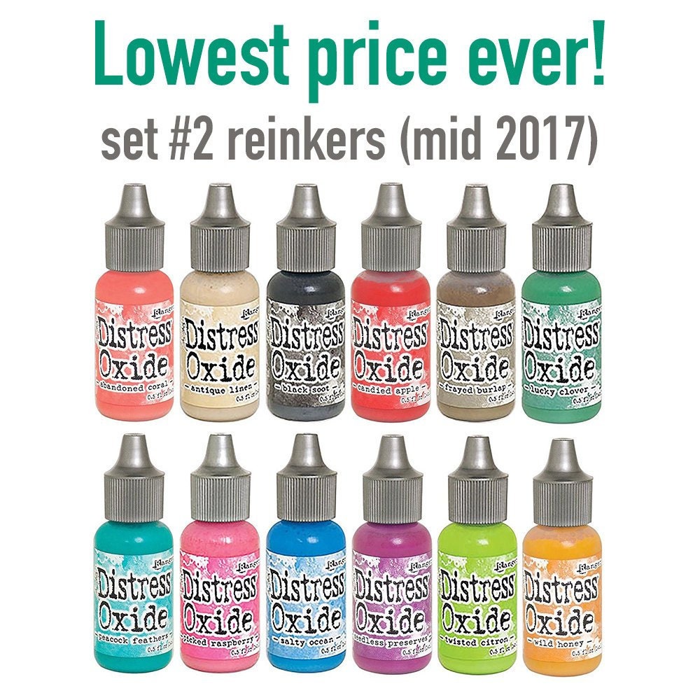Distress Oxide reinkers, Set #2 (mid 2017), by Tim Holtz, all 12 colo…