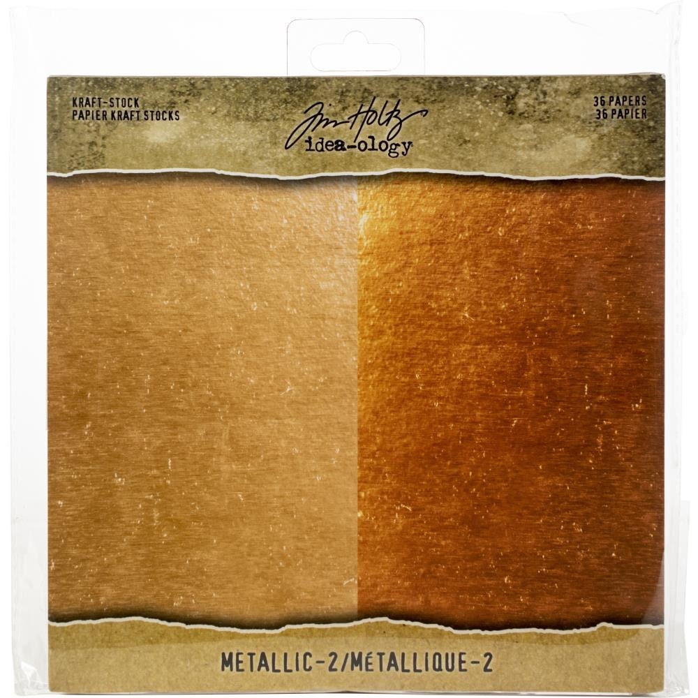 Tim Holtz - Idea-ology - Mini Paper Stash 8x8 Double-Sided Paper Pad -  Abandoned