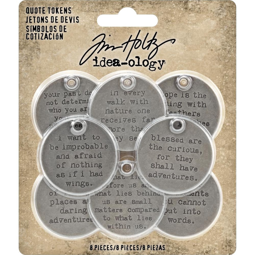 Aazon.co: Idea-Ology – Etal Núero Tokens .75 31/Pkg-Antique Plata
