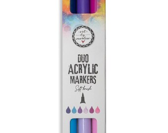 Art by Marlene Duo Acrylic Markers: Nr. 29, Purples, 3/Pkg (ESMARK29)