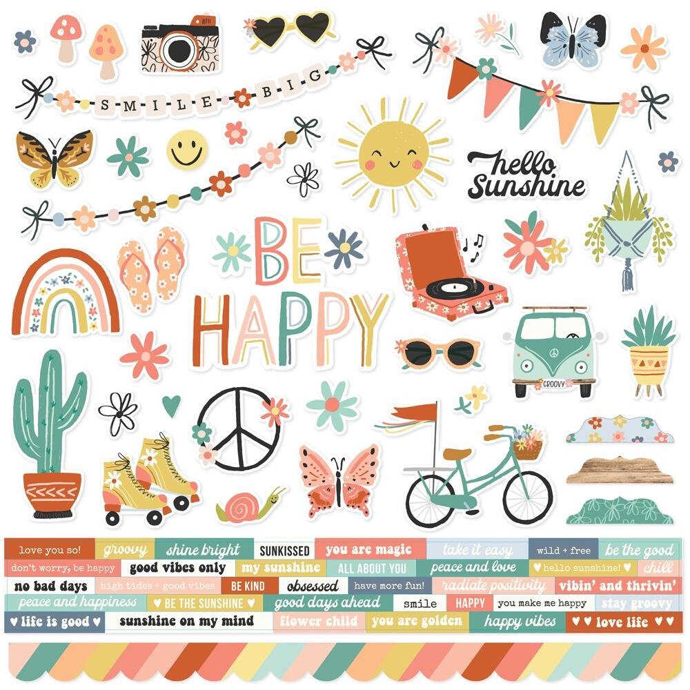 318 Boho Scrapbook Stickers with Diverse Women, Flowers, and Quotes! 