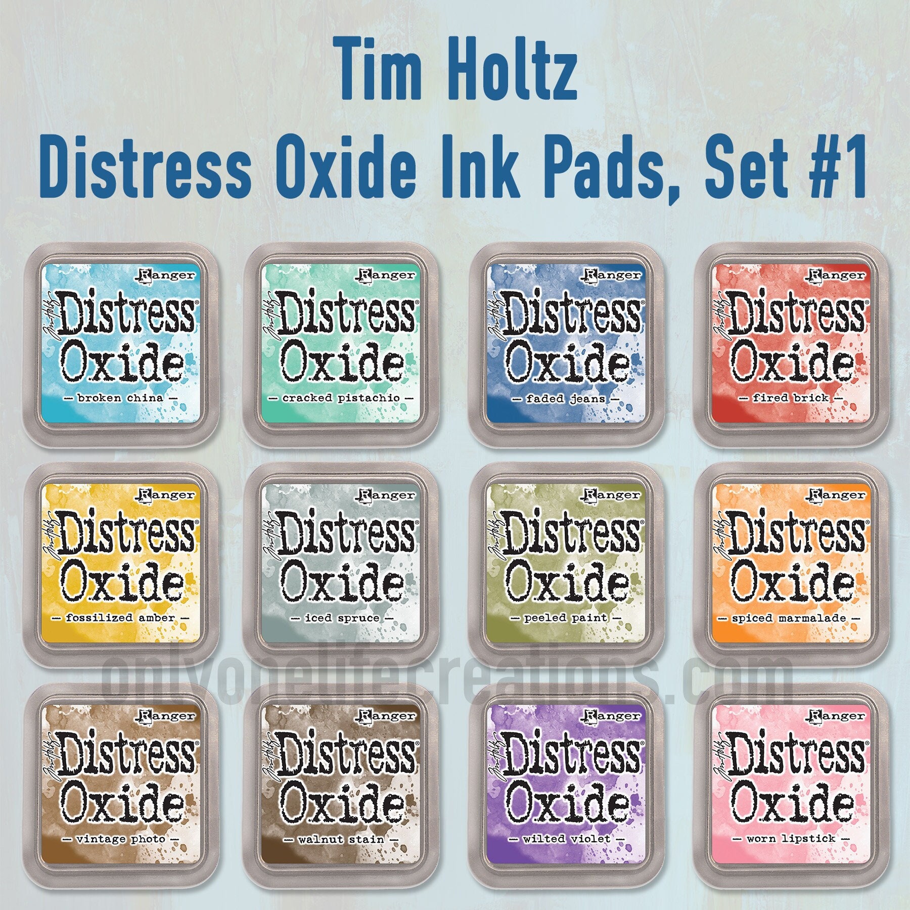 Tim Holtz Ranger Distress Oxide Ink Pads 2018 Winter I Want it All