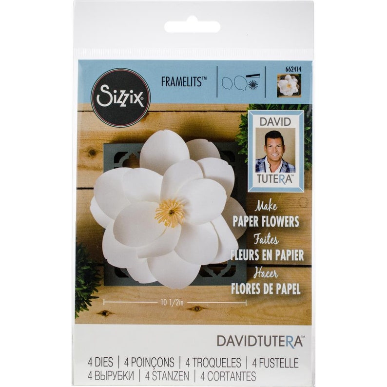 Sizzix 558692 Dies Flower Layers /& Leaf