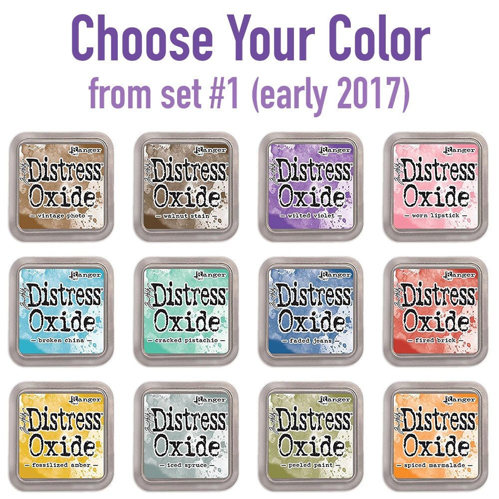 Distress Oxide set #1 (early 2017) single ink pads, CHOOSE YOUR COLOR…
