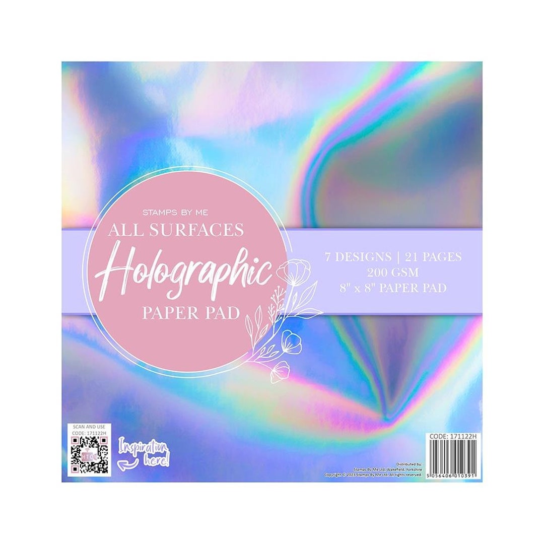 Stamps by Me All Surfaces 8x8 Paper Pad Holographic 171122H Etsy