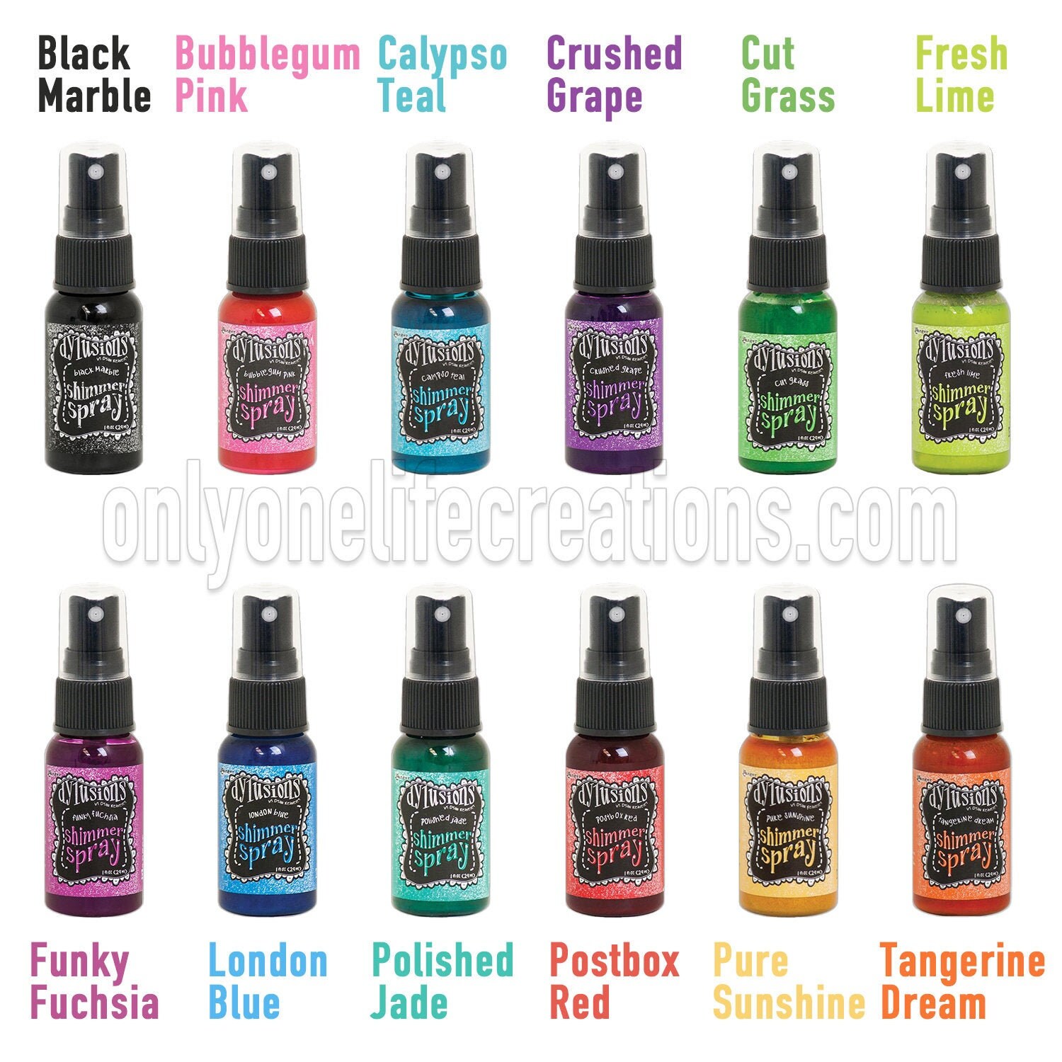 Dylusions Shimmer Spray Inks by Dyan Reaveley, Choose Your Color, 1oz…