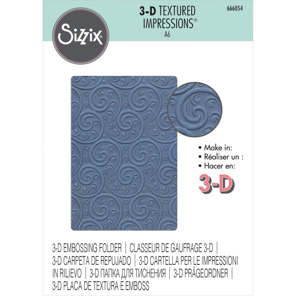 Sizzix Textured Impressions Embossing Folders 2PK - Christmas