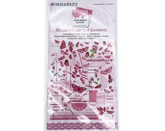 49 and Market Color Swatch: Blossom Laser Cut Elements (CSB40131)