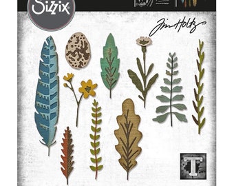 thumbnail image 2 of Sizzix Thinlits Dies By Tim Holtz 5-pack - Wildflower Stems #1... 2 of 14
