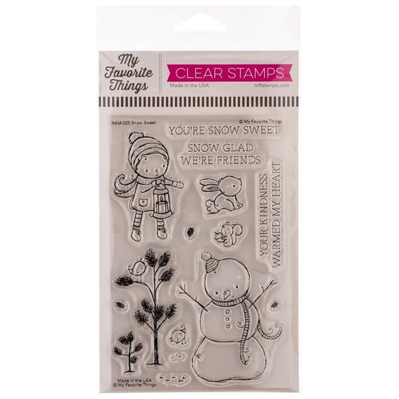 My Favorite Things Clear Stamps 4"X6"-Panda Pals CS447 
