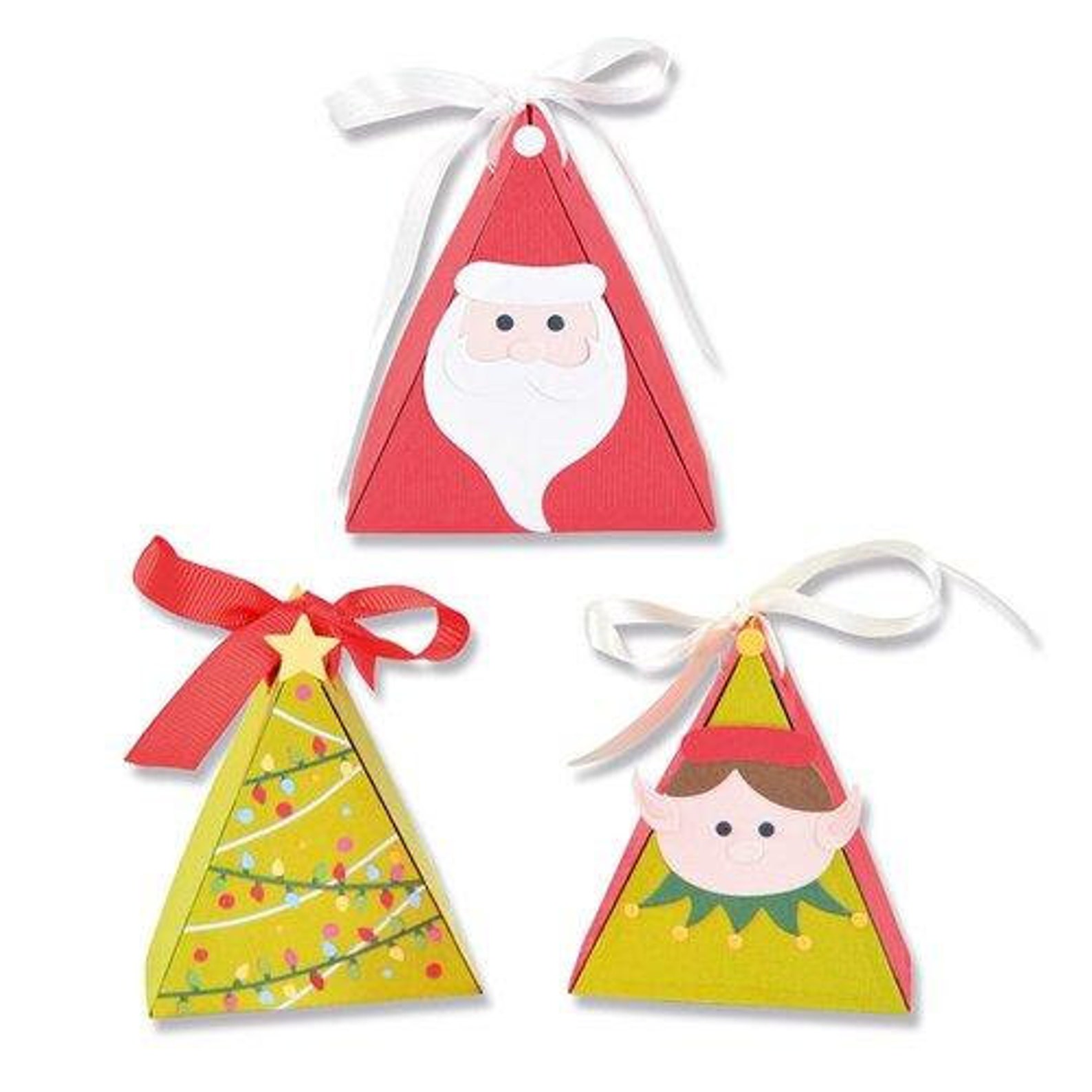 Sizzix Thinlits Dies: Christmas Character Box by Kath Breen | Etsy